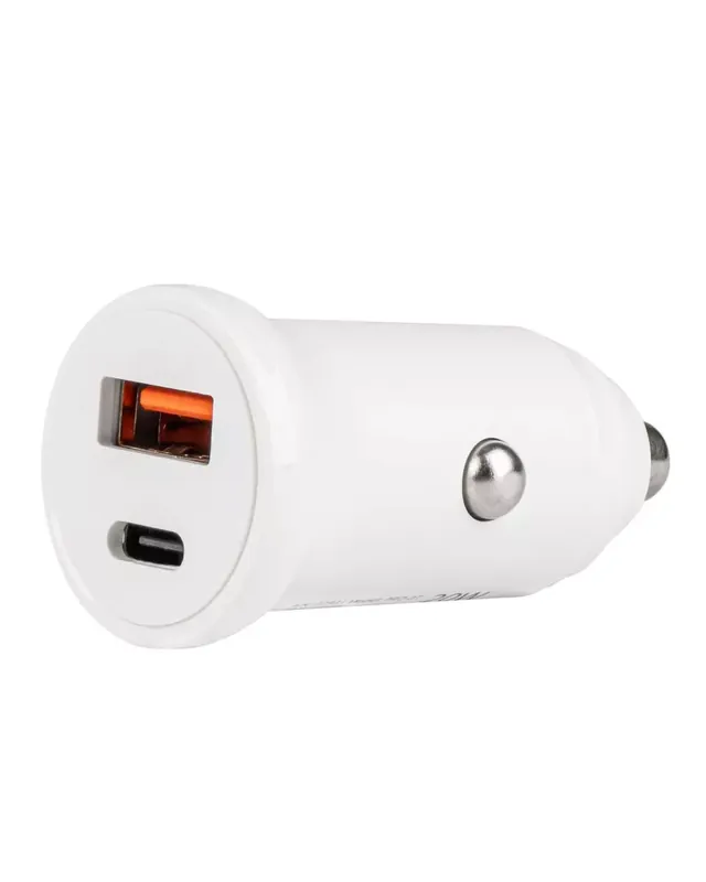 Produkt premium | Ładowarka sam. PCH PRO-07 USB-C+USB 20W 12/24V