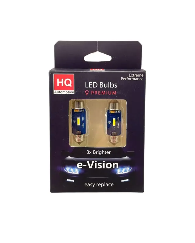 Premium - HQ Automotive żarówki LED C5W 1xHP 1860 CanBus Białe 6000K 2 sztuki