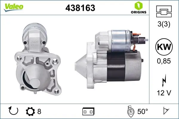 Premium - Rozrusznik VALEO 438163