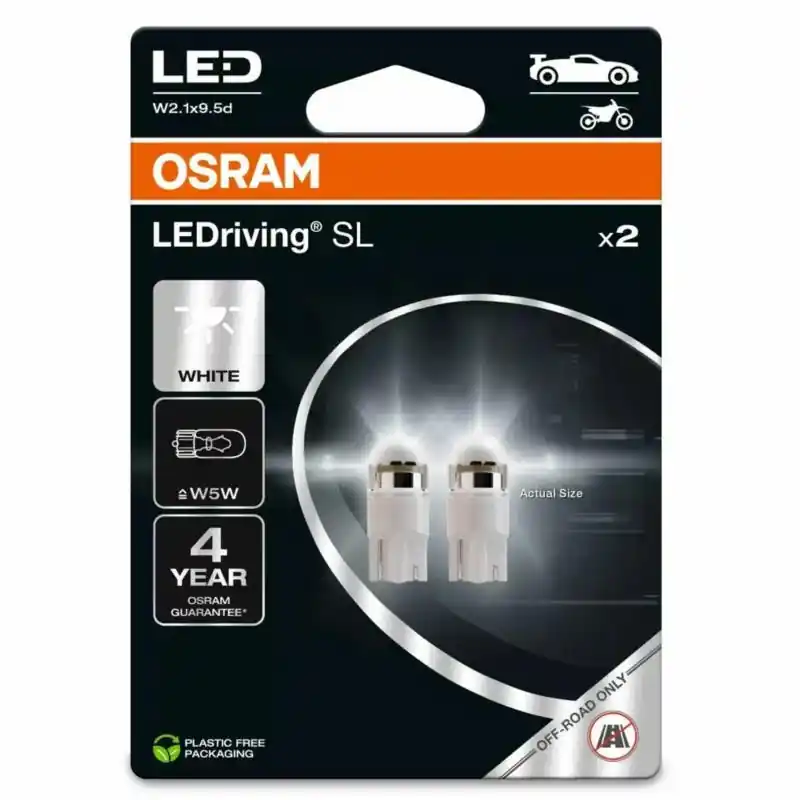 Kup dziś | OSRAM LEDriving SL - żarówki LED W5W (T10) 6000K (2 szt.)