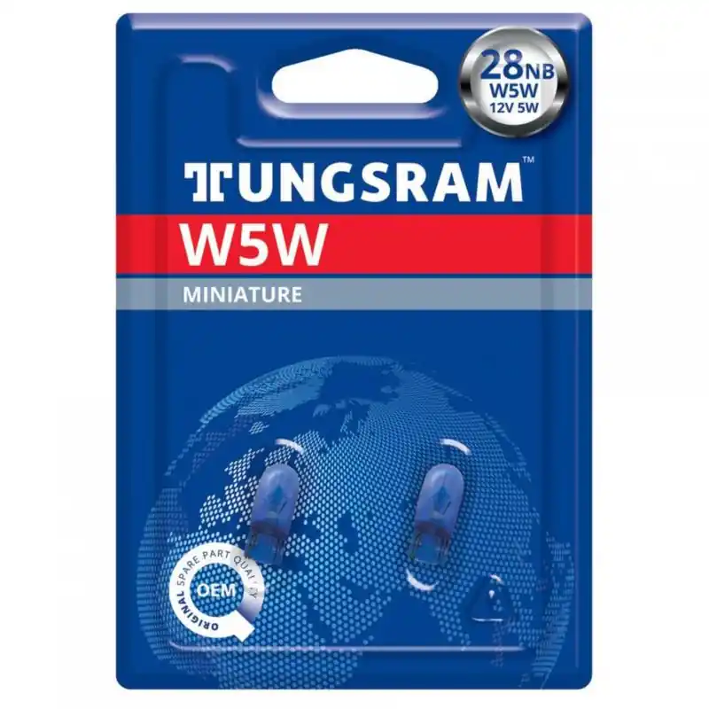 TUNGSRAM Original W5W - 12V-5W - 2szt - Produkt wysokiej jakości