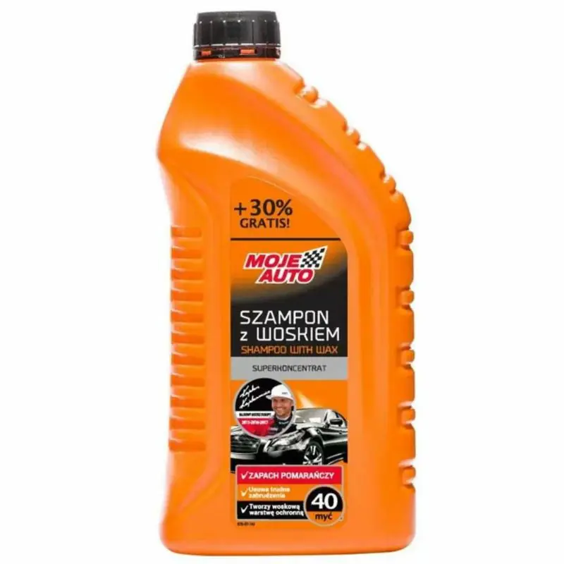 Cena po obniżce | MOJE AUTO Szampon z Woskiem 1L - szampon samochodowy z woskiem