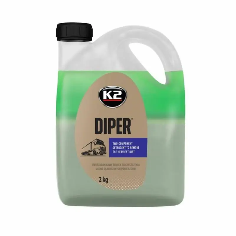 Dodatkowy rabat - K2 Diper 2kg - Dwuskładnikowy środek do usuwania najcięższych zabrudzeń