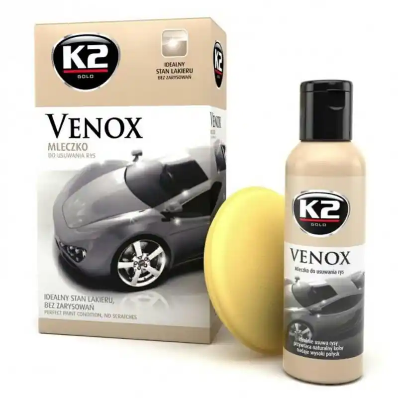 K2 Venox 180g - mleczko do usuwania rys zestaw | Super okazja