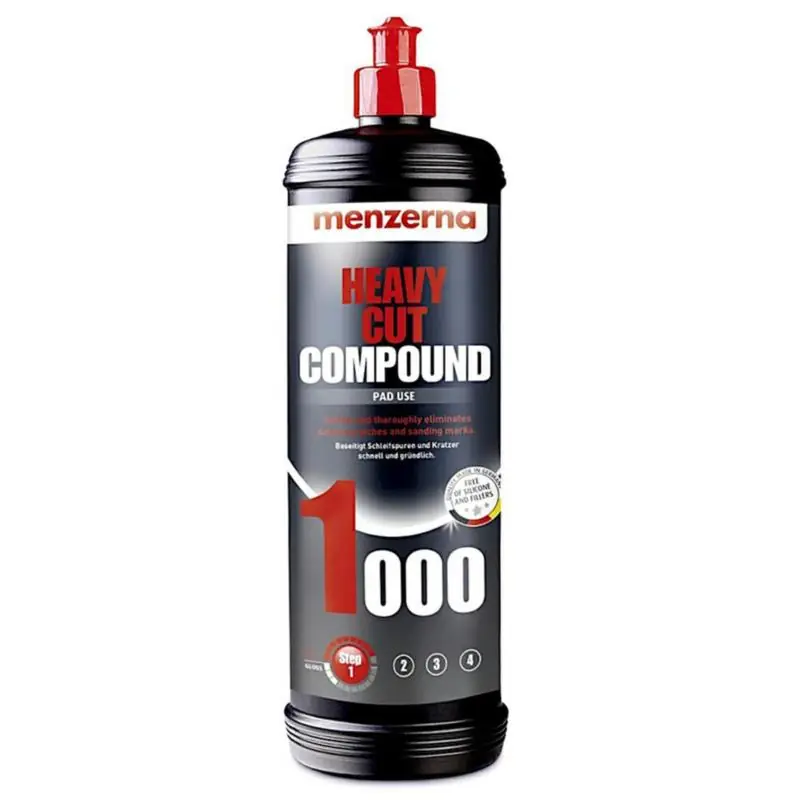 MENZERNA Heavy Cut 1000 - 1L - mocno ścierna pasta polerska | Wyjątkowa oferta