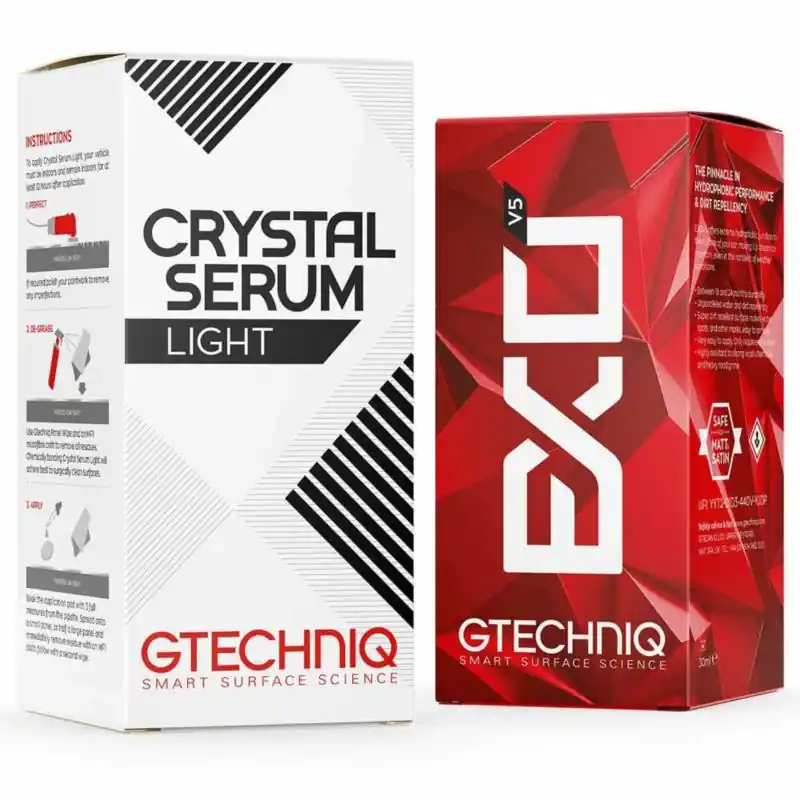 GTECHNIQ Crystal Serum Light + EXO 30ml - powłoka hydrofobowa - Zamów teraz