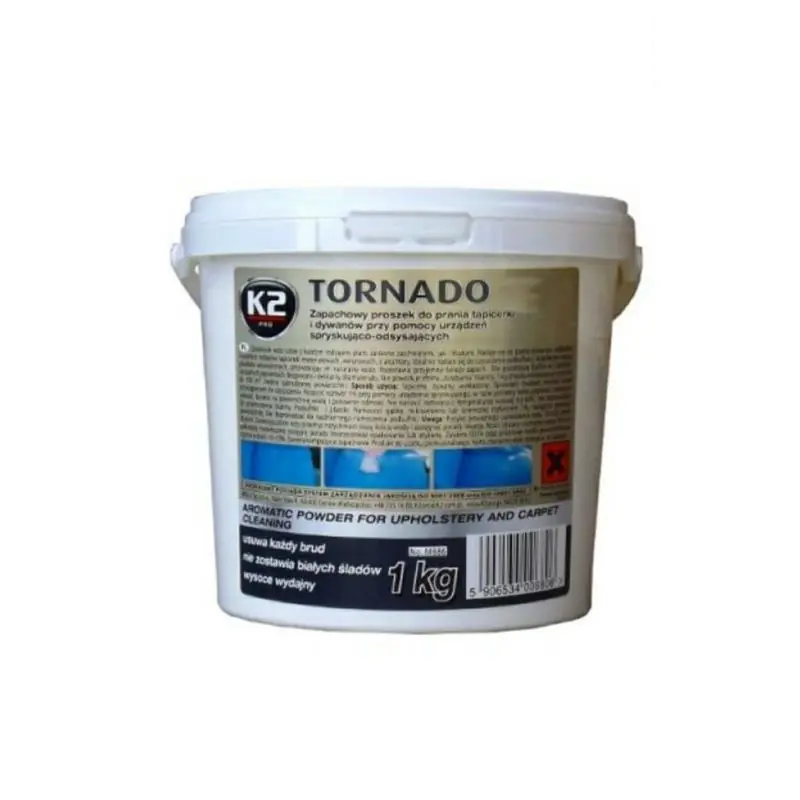 K2 Tornado 1kg - proszek do prania tapicerki materiałowej | Kup teraz