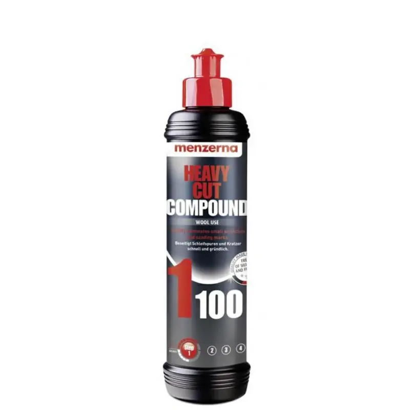 Cena producenta - MENZERNA Heavy Cut 1100 - 250ml - mocniej tnąca pasta polerska typu One Step