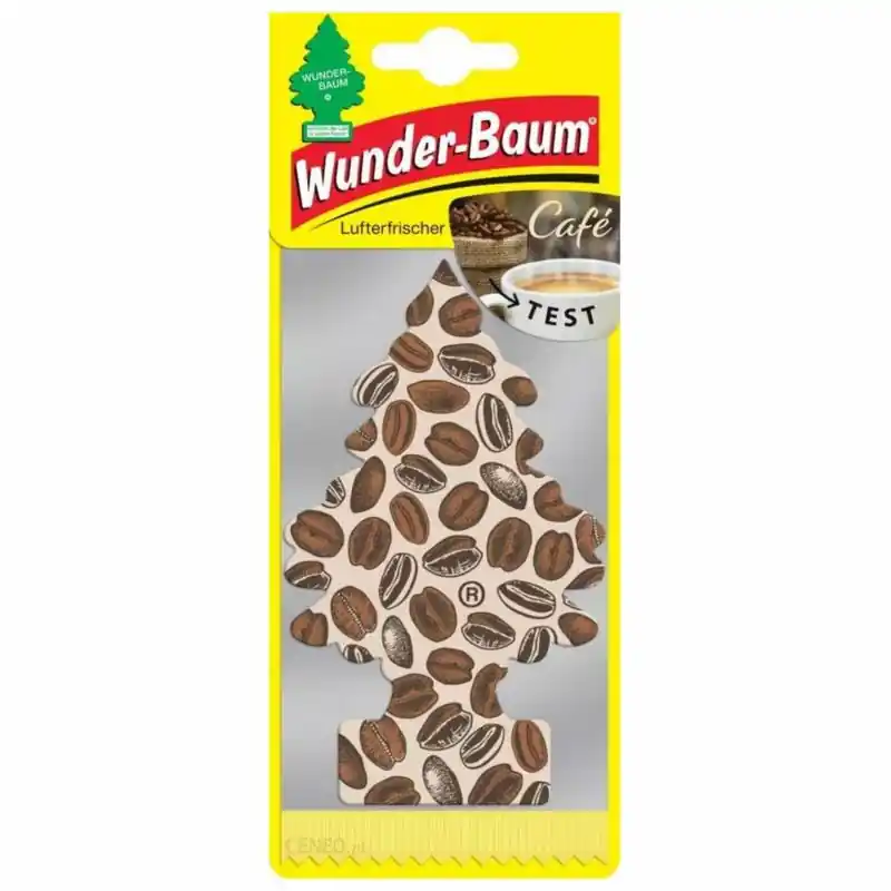 Nowość w sklepie - WUNDER BAUM Choinka - Cafe - zapach do samochodu