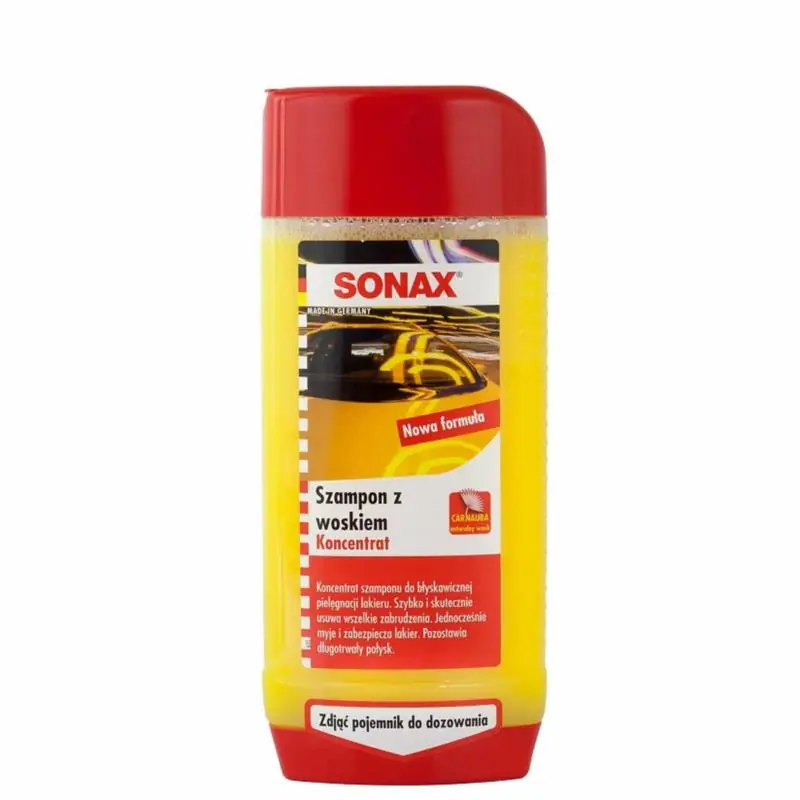 Nie zwlekaj - SONAX Szampon z Woskiem Koncentrat 500ml