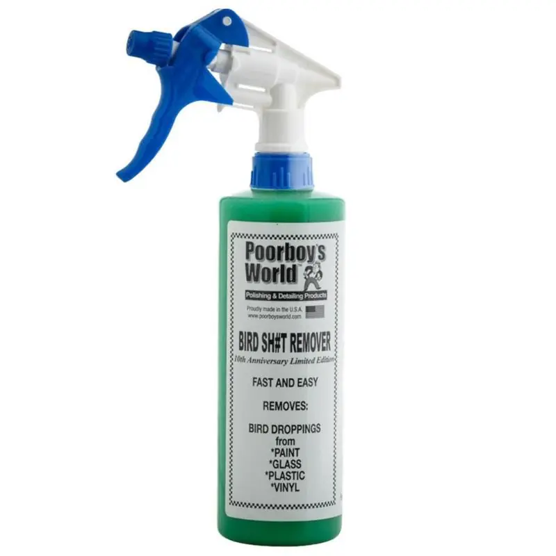 POORBOY`S Bird Shit Remover 473ml - Środek do usuwania ptasich odchodów | Zniżka
