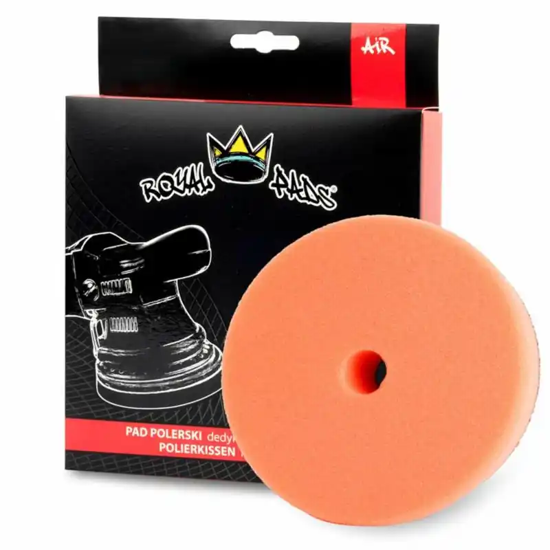 Jakość premium - ROYAL PADS Air One Step Pad (Orange) 150 mm - gąbka polerska DA