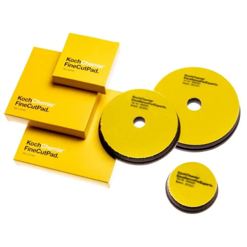 KOCH Fine Cut Pad 126x23mm - Yellow - pad polerski | Dodatkowy rabat