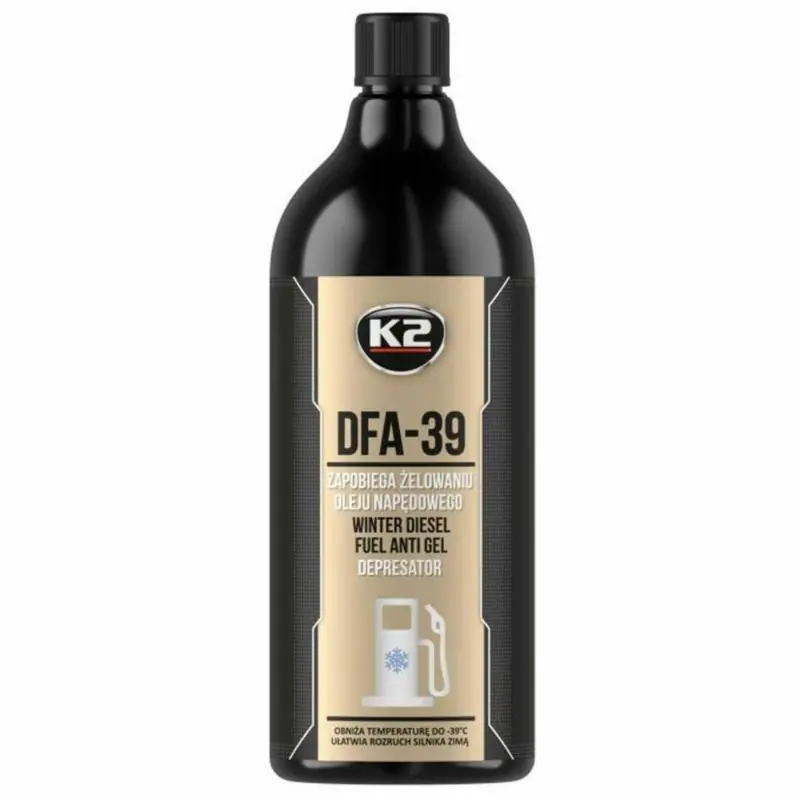 K2 DFA-39 1L - Zapobiega żelowaniu oleju napędowego w temperaturze do -39°C | Nowy produkt