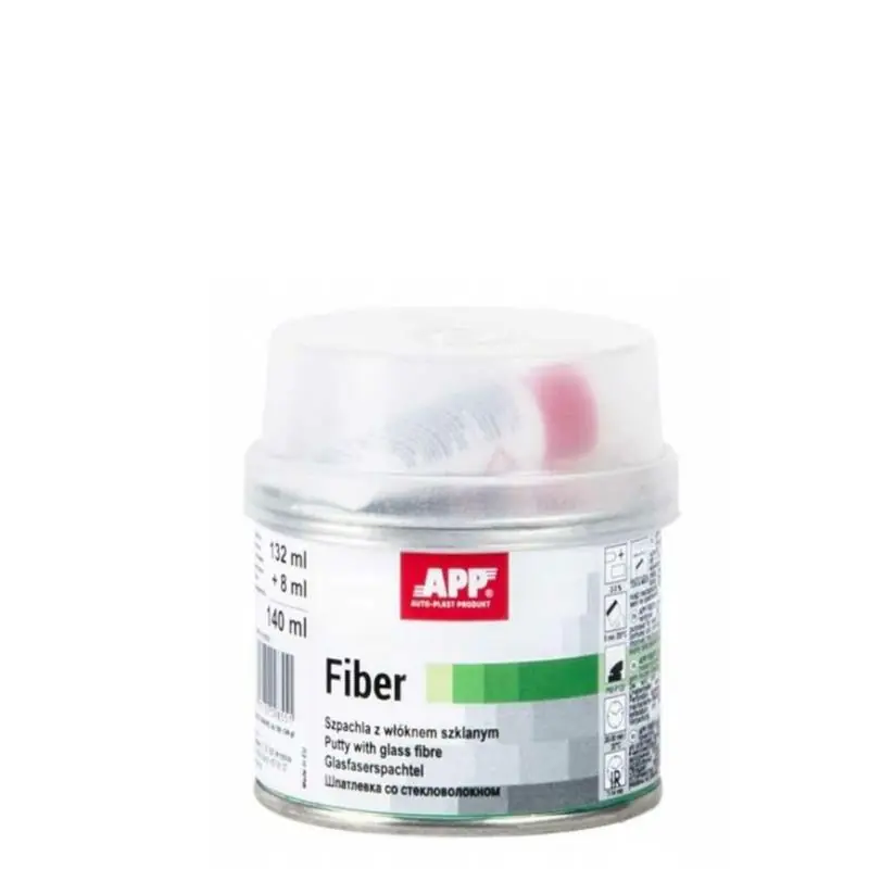APP Fiber 140ml - szpachla z włóknem szklanym i utwardzacz - W sprzedaży