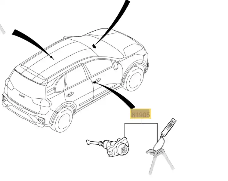 Blokada stacyjki KIA Niro 19 - wyprzedaż 81905G5600 - Top oferta