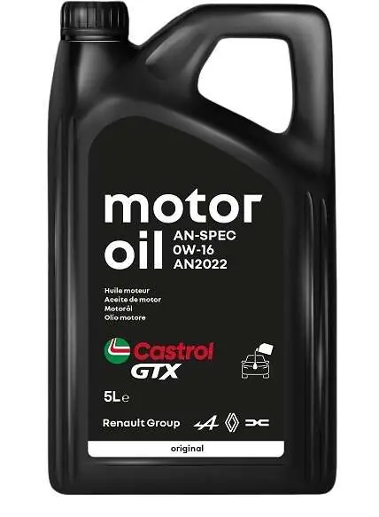 Hit sprzedaży - Olej silnikowy CASTROL GTX 0W16 AN2022 5L RENAULT DACIA ASO OE 7711382295